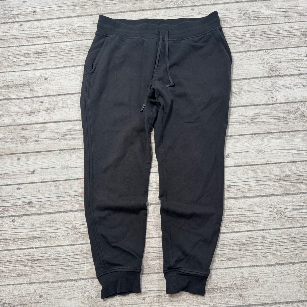 Lululemon Sweatpants Women's 12 Black High Rise Fleece Lined Athletic Sportswear